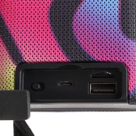 Portable column Perfeo Bang PF_D0043, 5 W, 1200 mAh, Microsd, USB, AUX, FM, graffiti-4