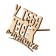 Topper for the cake "You will succeed", wooden, 81x60