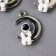 Decor for creativity Metal "Cosmonaut for a month" Emal 2x1.5 cm