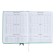 Universal diary for grades 1-11 Lenta, solid cover of artificial leather, applique, silkography, liesse, 48 sheets, green