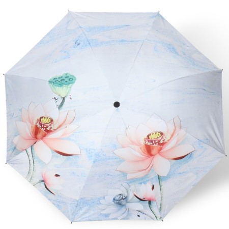 Mechanical “Lilia” umbrella, Eponge, 4 additions, 8 knitting needles, r = 47 cm, color mix-14