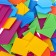 Counting material Geometric mosaic premium