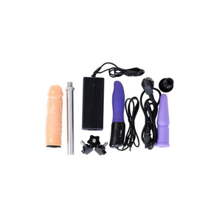 Diva My pleasure sex machine, 2 nozzles, metal, black color, 33 cm-7