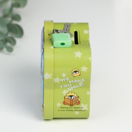 Piggy bank Metal "Coat" mix 9.5x9x5 cm-1