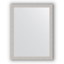 Mirror in the baguette frame - chrome mosaic 46 mm, 61 x 81 cm, evoForm