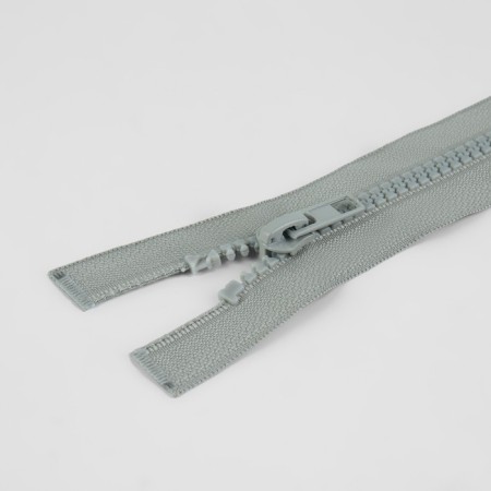 Lightning "Tractor", No. 5, connective, 2 runners, automatic locks, 90 cm, color light gray-1
