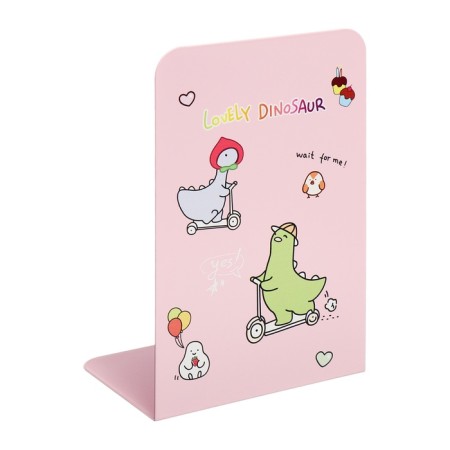 Book stands "Dino", 2 pieces, pink-1
