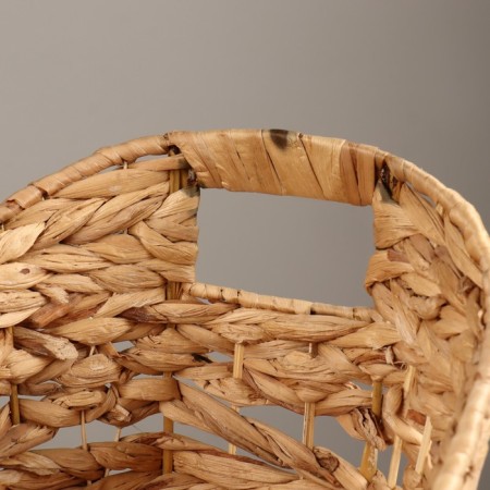 Wicker basket, 41x23x18/23 cm, reeds, seaweed-1