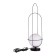 ST LUCE table lamp. SL1189.404.01. Beata. 1x60 W, E27, 25x25x70 cm, black color
