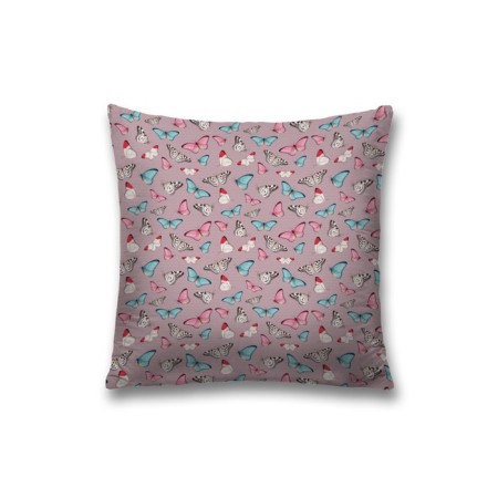Pillowess decorative "abundance of butterflies", on a zipper, size 45x45 cm
