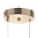 Bayerlux lamp "Butterflies" LED 38W gold 49x16x52.5-150 cm