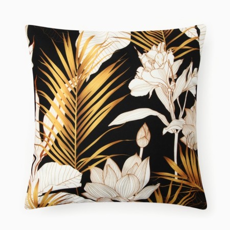Case on the pillow Ethel "Dark Tropics" 40x40 cm, velor, 100% p/e