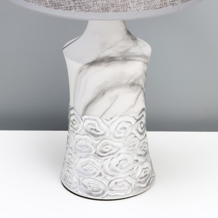 Board lamp "NAMI" E14 40W gray-silver 23x23x40 cm-3