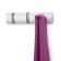 Horizontal Flip wall hanger, 3 hooks, white