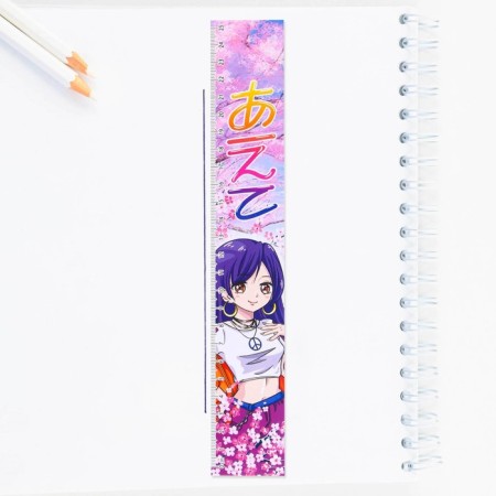 Mounting line, cardboard, 25 cm "anime, purple"-3