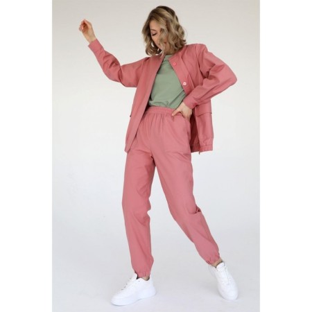 Cotton pants with elastic bands, size 42-1