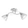 Causte "Poli" 2x60W E27 chrome 56x15x24cm