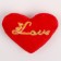 Soft magnet "Love" in the form of a heart, 9 cm, red color