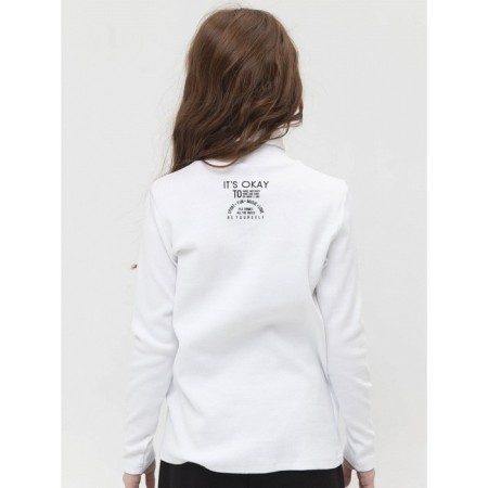 Jumper for girls, height 158 ​​cm, white color-4
