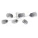 Tres chandelier, size 72x20x100 cm, 360W 6xe27 IP 20