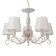 Chandelier 2149/5 E14 40W white with a golden patina 57x57x38 cm Bayerlux
