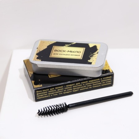 Wax-soap for laying eyebrows with a brush, 10g-3