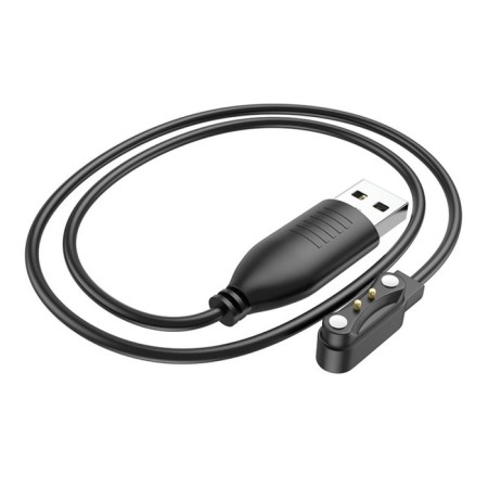 Hoco Y5 Pro/Y7/Y8, 61 cm, Black Black Charges Cable-2