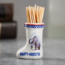 Khanty-Mansiysk toothpower stands, ceramics