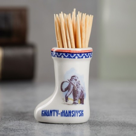 Khanty-Mansiysk toothpower stands, ceramics