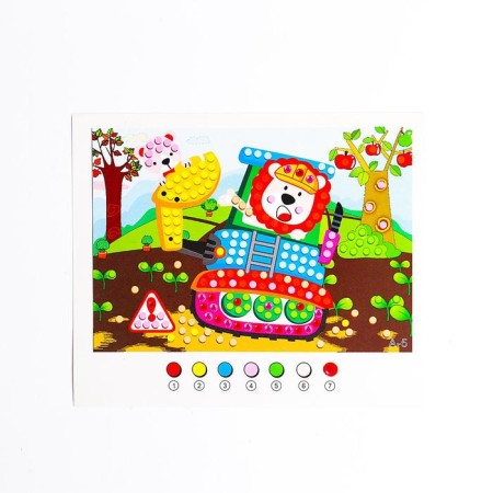 Application with round rhinestones and EVA "Field Technique"-2