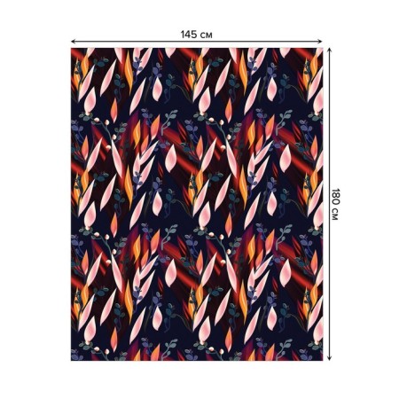 The tablecloth “Abstraction”, rectangular, Saten, size 145x180 cm-1