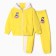 Комплект для девочки (толстовка, брюки ), цвет жёлтый, рост 98 см