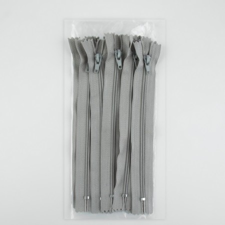 Lightning "Spiral", No. 4, non-proceeding, castle machine, 18 cm, light gray color-2