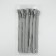 Lightning "Spiral", No. 4, non-proceeding, castle machine, 18 cm, light gray color