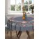 The tablecloth “Ethnic Flower Pattern”, Round, Saten, D = 150 cm