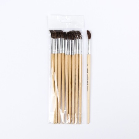 Round brush, pony pins, No. 10-4