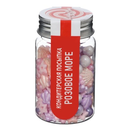 Confectionery Sprinking "Pink Sea", 50 g-1