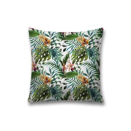 Decorative pillowcase "Green Papornik", on a zipper, size 45x45 cm