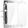 Two-clavy switch WL01-SW-2G, white color