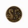 Coin Horoscope 2025 "Pisces", Brass, Diam. 2, 5 cm