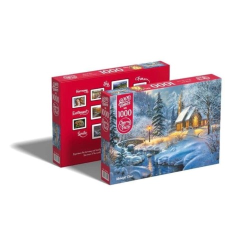 Puzzle "Frosty midnight", 1000 elements