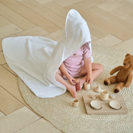 Twal towel terry crumb I am 85x85 cm, white color, 100% cotton, 320 g/m-7
