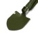 Shovel Tourist, Folding, L = 41 cm, Moten, rubberized hilt, in the case, Greengo