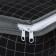 COVFR for storing things of the valve "Klo", 45 × 30 × 20 cm, black color