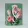 Gift package laminated, packaging, “tulips”, S 12 x 15 x 5.5 cm