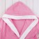 Women's bathrobe, size 46, white/pink, Makra