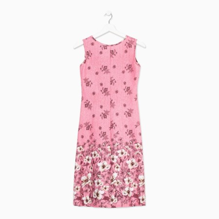 Homemade dress, pink/blue color, size 44-5