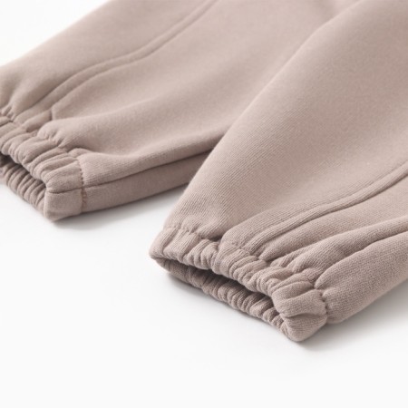 Set (sweatshirt and trousers) children's minku, brown color, height 86-92 cm-9