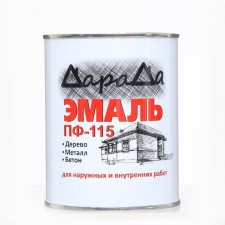Эмаль (Дарада) ПФ-115 (ГОСТ)  коричневая 0,8 кг