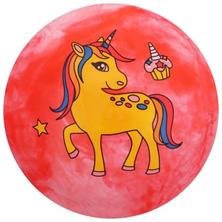 Children's ball "Unicorns", d = 22 cm, 60 g, color mix-7